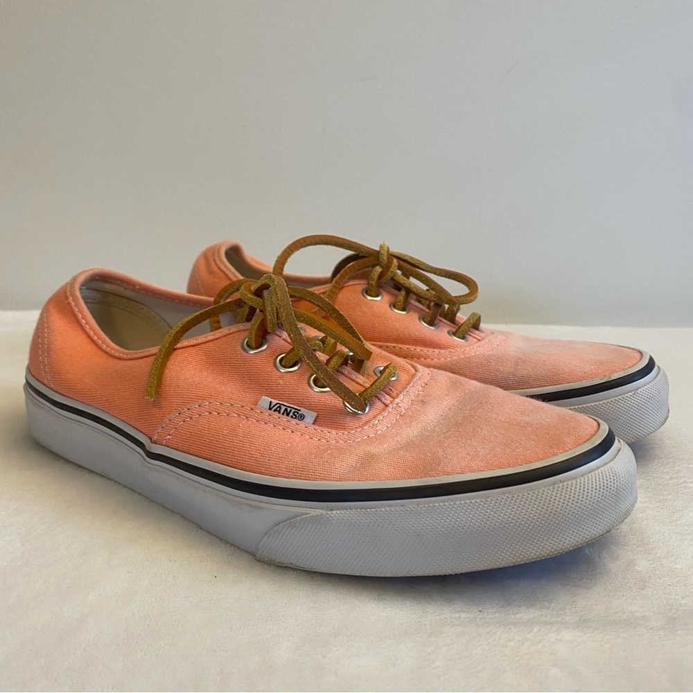 Orange Vans Sneakers with Suede Laces - Men’s 6